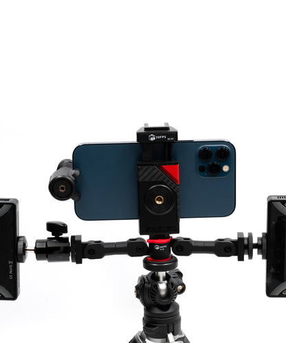 SC-01 Universal Mobile Phone Mount for Tripods with One-Touch Automatic Opening